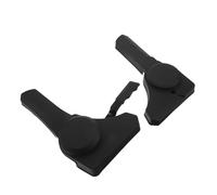 WOONEKY Régleur Multi-Angles en Métal pour Chaise de Bureau, Accessoire de Réglage de L'inclinaison du Siège, Compatible Accoudoirs, Lot de 2 Pièces Noires pour Mobilier de Bureau