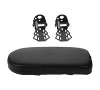 WOONEKY Repose-Pieds Arrière pour Vélo Coussin de Selle en Cuir PU et Mousse, Solide Toutes Saisons, Installation Facile pour Garçon et Filles en Cyclisme Extérieur