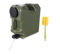 WOONEKY Réservoir Eau de Camping avec Robinet Étanche Portable et pour Voiture et Sorties Plein Air avec Kit Complet Brosse de Nettoyage Tuyau Couvercle