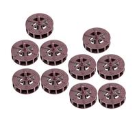 WOONEKY Roue de Fontaine à Eau Rotative en Plastique, Lot de 10 Pièces | Pot de Fleurs et Pot en Céramique, Usage Zen Extérieur, Accessoire de Rechange