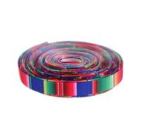 WOONEKY Ruban Mexicain Coloré Serape pour Bricolage Emballage Cadeau et Décorations de Fête Ruban Polyester Yards pour Célébrations Mexicaines et Projets Couture