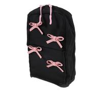 WOONEKY Sac de Maquillage Grand Format avec Nœud Trousse de Voyage Spacieuse et Protectrice pour Cosmétiques Nylon Résistant Organiseur de Maquillage Féminin pour Usage Quotidien et