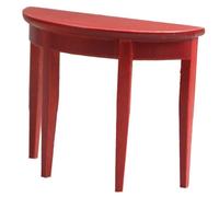WOONEKY Scale Half Round Wooden Desk Color House Accessories Creative Decoration