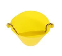 WOONEKY Seau de Plage Silicone pour Garçon Fille de Sable Pliable et Portable pour Plage la Piscine Bain Multifonctionnel Silicone Jaune