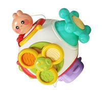 WOONEKY Sensoriel Garçon Fille Balle à Saisir pour Tout-petits Développement Motricité et Coordination Main-œil Éducatif Montessori Multitâche pour Voyage