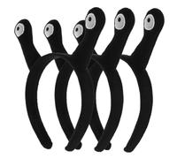 WOONEKY Serrage-tête Antenne Escargot 3 Pièces Bandeau De Déguisement Noir Bandeaux Amusants Accessoires Pour Fête Cosplay Carnaval