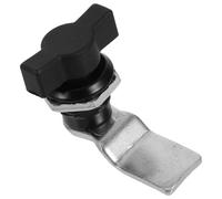 WOONEKY Serrure à Came T-handle Noire pour Coffret Électrique Installation Rapide sans Outil Verrouillage Fiable pour Armoire et Châssis de Machine