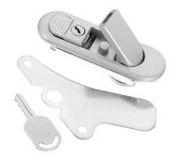 WOONEKY Serrure de Porte Électrique Industrielle Robuste Verrou Plat Anti-effraction pour Armoire Réseau et Coffret Électrique Installation Sécurisée pour Armoires et Boîtes Publicitaires