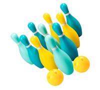 WOONEKY Set de Bowling pour Tout-Petits de Quilles Plastique Robuste et Sécurisé Adapté Aux Jeux Intérieurs et Extérieurs Famille Comprenant Quilles pour Éveil et Activité Ludique