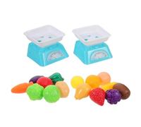 WOONEKY Set de Jeux de Cuisine Miniature avec et Légumes Artificiels Réalistes pour Garçon Fille Dimitation Compact et Portable pour Développement Cognitif et Jeu Collaboratif