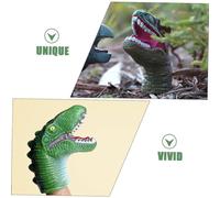 WOONEKY Set de Marionnettes Doigt Dinosaure Souples pour Garçon Fille Jouets Animation et Jeu de Rôle Ensemble de Figurines Animales Légeres et Confortables pour Histoires et Fêtes