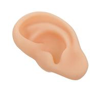 WOONEKY Silicone Ear Model for Acupuncture Practice Realistic Ear Display for Teaching and Learning