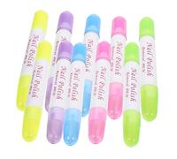 WOONEKY Stylo Dissolvant Pour Vernis à Ongles 10pcs Rechargeable Nettoyage Des Bords Outil De Manucure Portable Pour Salons Et Usage Domestique