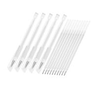 WOONEKY Stylos De Positionnement Multifonctions Prise Confortable 15 Pièces Blancs