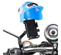 WOONEKY Support de Téléphone pour Rétroviseur Motorisé Support de Téléphone pour Vélo Plastique avec Pince Antidérapante pour Équitation en Extérieur