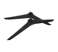 WOONEKY Support de Télévision de Table en ABS Antidérapant Pieds Réglables pour TV 50-55 Pouces Kit de Remplacement avec Vis Compatible Écran Plat Pied Stable pour Meubles et Bureau