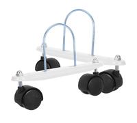 WOONEKY Support en U Robuste roulettes Universelles Pivotantes 360° pour Radiateur à Bain d'Huile 1 Paire Accessoires de Chauffage Électrique et Gaz Terrasse et Salon