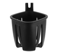 WOONEKY Support pour Gobelet Porte-gobelets pour Chaises D'auditorium, Plastique Noir, Support Boisson Sécurisé, Anti-déversement, Gain de Place, pour Sièges Publics, Halls et Théâtres