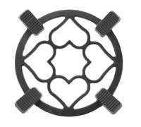 WOONEKY Support pour Wok et Réchaud de Camping Pare-vent pour Cuisinière à Gaz Support pour Casserole à Gaz Réducteur pour Wok sur Plaque de Cuisson et Ustensiles