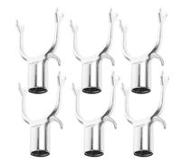 WOONEKY Supports pour Branches D'arbres Fruitiers Outil Multifonctionnel 6pcs en Alliage D'aluminium Argenté pour Redresser et Soutenir Branches Vergers et Jardins Ornementaux