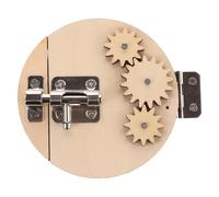WOONEKY Tableau Montessori pour Garçon Fille Éducatif Sensory Busy Board pour Développement des Compétences Motrices Fines et Apprentissage Interactif