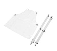 WOONEKY Tablier Coiffure Transparent Tpu Résistant à Eau Huile Réglable pour Coiffeurs Hommes et Femmes Protection Professionnelle pour Salon Cuisine et Peinture