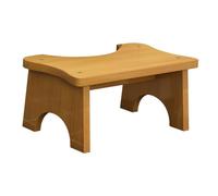 WOONEKY Tabouret Wc Bois Stable Marchepied Compact pour Toilette Siège Appoint Polyvalent pour Garçon Fille et Adultes Support Antidérapant pour Salle de Bain