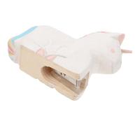 WOONEKY Taille-crayon Manuel en Bois pour Garçon et Filles, Design Licorne Kawaii, Taille-crayon de Bureau Compact et Drôle, Fournitures Scolaires pour École et Bureau