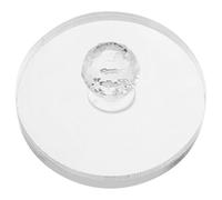 WOONEKY Tampons À Sourcils Pour Femmes Outil De Pression En Plastique Pour Fard À Paupières Tampon À Paupières Transparent Accessoires De Maquillage