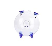 WOONEKY Tirelire Cochon Transparent Pot Cartoon Borosilicate Décoration Maison et Apprentissage Épargne pour Garçon Fille