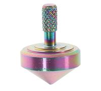 WOONEKY Toupie Gyroscopique en Alliage Métallique Multicolore, Jouet De Bureau Mini, pour Adultes Et Garçon Et Filles, Rotation Longue Durée, Anti-Stress, Portable pour Bureau Et Voyage