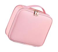 WOONEKY Trousse De Maquillage PU Étanche avec Diviseur Réglable Organisateur De Voyage Pratique pour Cosmétiques Et Accessoires Grand Modèle