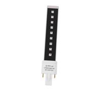 WOONEKY Tube Lumineux Lampe à Ongles 9w Lumière Noire UV LED pour Séchage Rapide Gel et Vernis Coque Alliage D'aluminium Solide pour Manucure Professionnelle