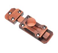 WOONEKY Verrou de Porte Coulissante de Zinc Robuste Targette Polyvalente pour Portes Fenêtres et Portails Loquet de Sécurité Facile à Installer pour Salle de Bain et Terrasse