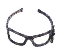 WOONEKY Vintage Plaid Glasses Frame Headband With Bow Fashion Hairband For Women And Men Comfortable Scalp Friendly Design Stray Hairs Year Photo Booth Accessory