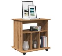 Woonisher Armoire roulante chêne al 60x45x60 cm Bois d'ingénierie Organisateur Armoire Vetement