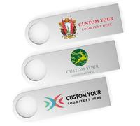 Wooolken Lot de 20 clés USB 2.0 personnalisées en métal avec Gravure de Texte, Motif, Entreprise ou Logo personnalisé, 128 Mo/256 Mo/512 Mo/1 Go/2 Go/4 Go/8 Go/16 Go/32 Go/64 Go/128 Go