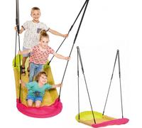 WOOPIE Balançoire nid de cigogne, Grandoh, Pink Green, jusqu'à 150 kg