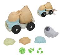 WOOPIE GREEN Kit de sable Seau de camion 7 el. MATÉRIELBIODÉGRADABLE