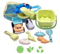 WOOPIE GREEN Set de sable avec seau et pelle Crocodile 10 pcs. MATÉRIELBIODÉGRADABLE