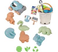 WOOPIE GREEN Set de sable avec seau et voiture 10 pcs. MATÉRIAUBIODÉGRADABLE