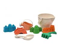 WOOPIE GREEN Set de seaux de sable Châteaux de sable 8 el. MATIÈRE ORGANIQUE BIODÉGRADABLE