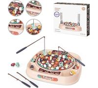 WOOPIE Jeu d'attrape-poissons Set de 4 cannes à pêche 50 pcs.