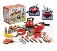 WOOPIE Kitchen for Kids Large XXL Set Accessories Pots 36 pcs.