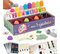 WOOPIE Magasin de glaces XXL Shop pour petits vendeurs + Apprendre à compter 87 el.