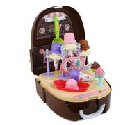 WOOPIE Petit Set de Cuisine Magasin de Crèmes Glacées dans Sac à dos 36 pcs.