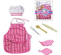 WOOPIE Petit set de cuisine, tenue de chef, accessoires de cuisine, 7 éléments