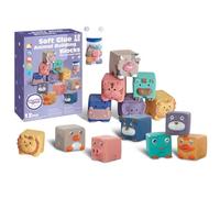 WOOPIE Sensory Pads Water Squeeze Puzzle Animal Sound 12 pcs.