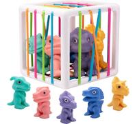 WOOPIE Trieur de cubes sensoriels flexible pour enfants 6 el.