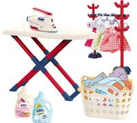 WOOPIE XXL planche à repasser avec support à linge et panier à linge 14 pcs.